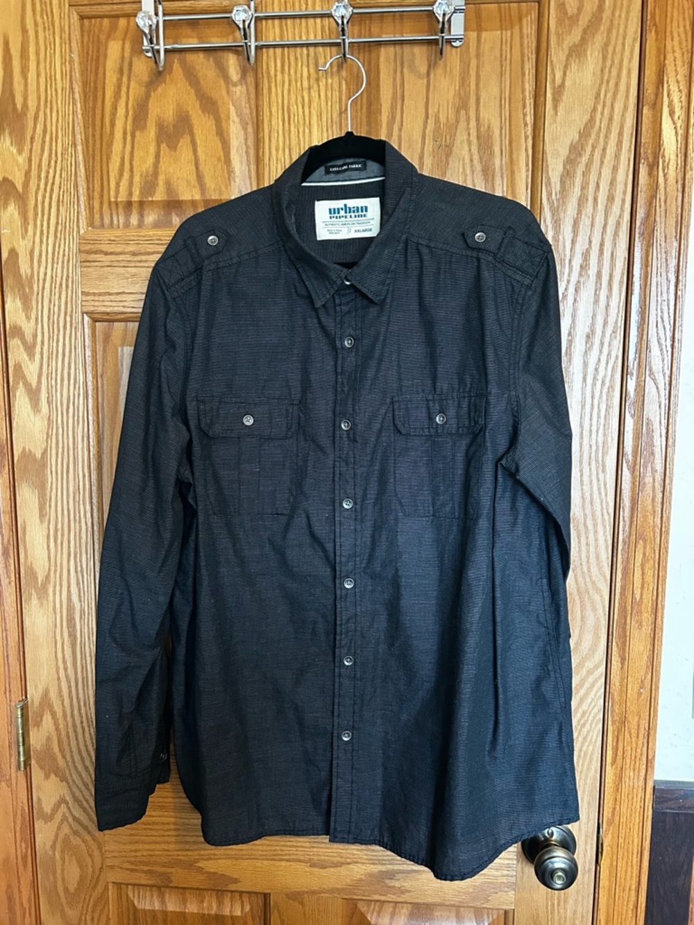 Urban Pipeline Black Button-Up Shirt XXL